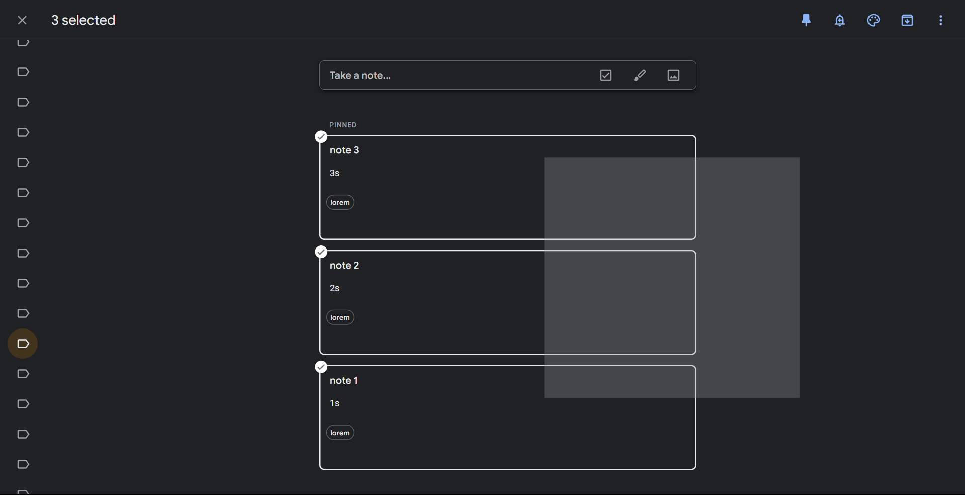 google-keep-multi-select