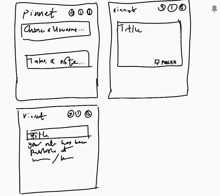 initial rough prototype for netpin